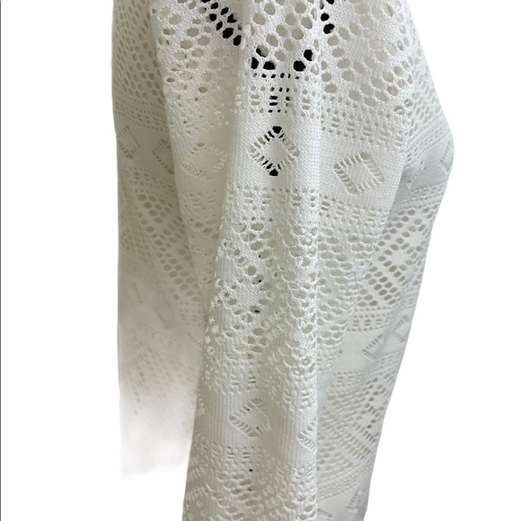 Anne Cole signature swimwear cover up. Cream SZ Sm - Picture 3 of 7